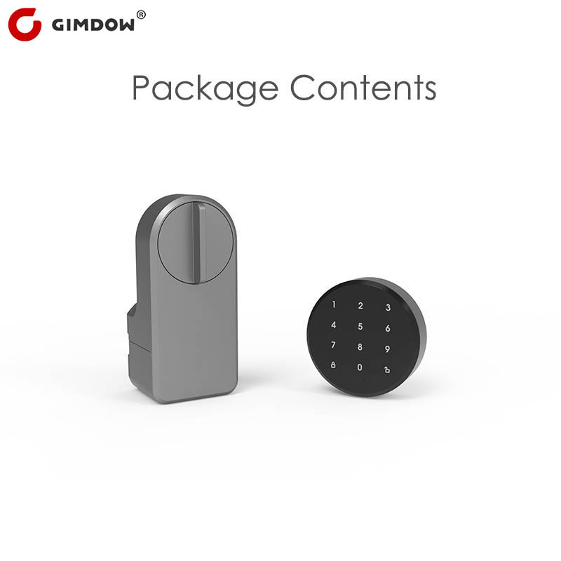 Smart Home Door Lock - TuyaスマートデジタルドアロックGIMDOWパスワードロック電動ホテルアパートメントロッカー用セーフスマートロック