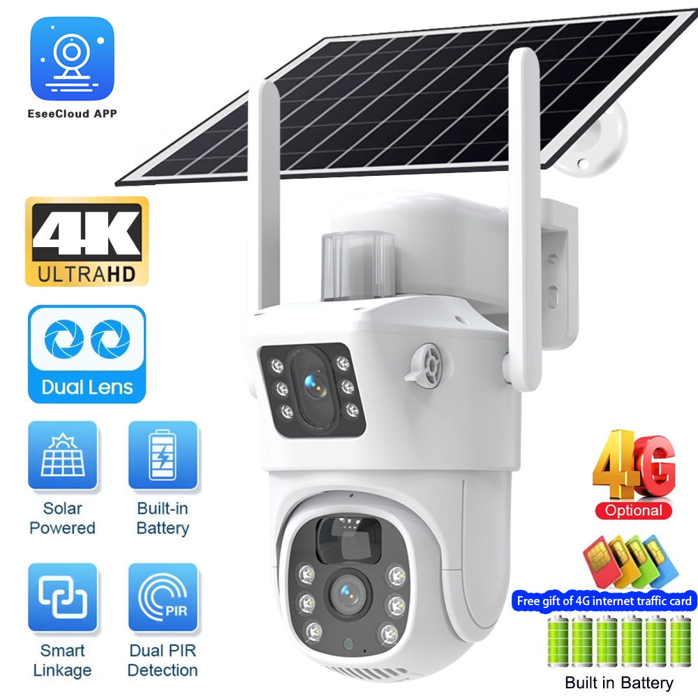 屋外ソーラー監視カメラ,PTZ IPカメラ,デュアルレンズ, - Smart Home Camera Ezviz のレビューと価格