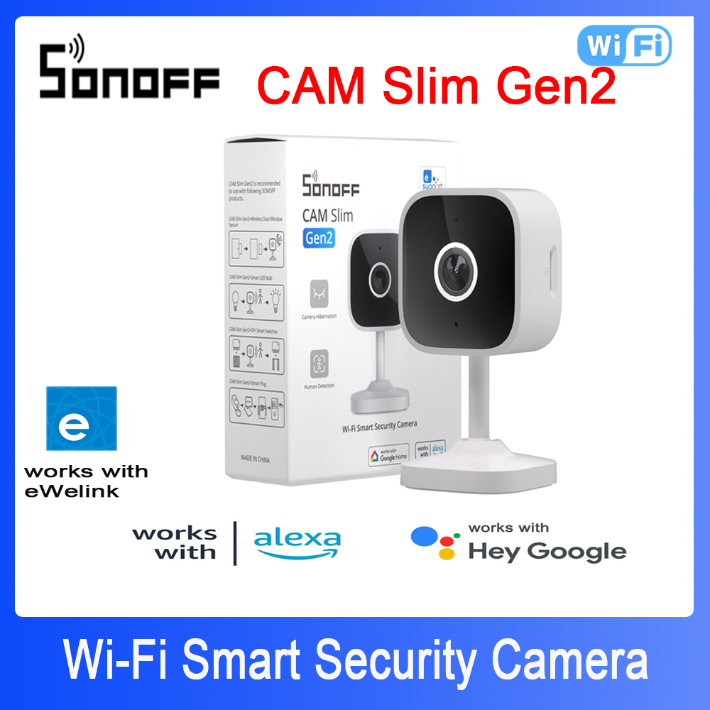 Sonoff-スマートホームセキュリティカメラ,wifi,1 - Smart Home Video のレビューと価格