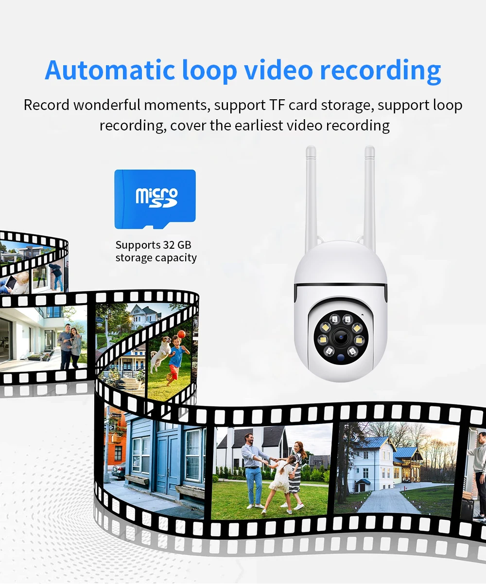 F-2MP Wifi IP ワイヤレスセキュリティ監視 PT - Smart Home Camera Ezviz のレビューと価格